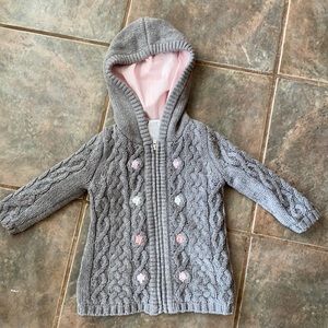 Baby girl thick sweater